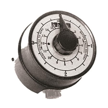 Zeeline Mechanical Quart Totalizing In-Line Meter 0.5 in. NPT Female 1505